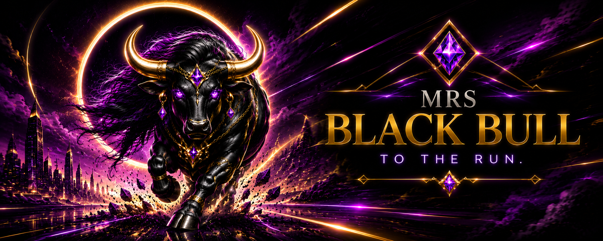 Mrs. Black Bull To The Run
